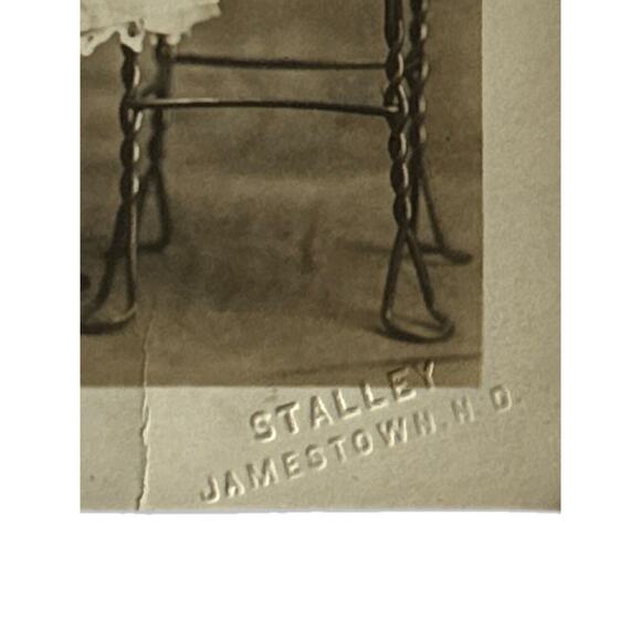 Antique RPPC Postcard Portraits Erma Edin Ephemera EW Pyoer & Stalley Studios - Picture 3 of 4